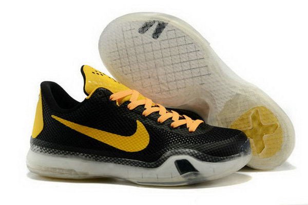 Nike Kobe X(10) Black Yellow Sneakers Canada - Click Image to Close